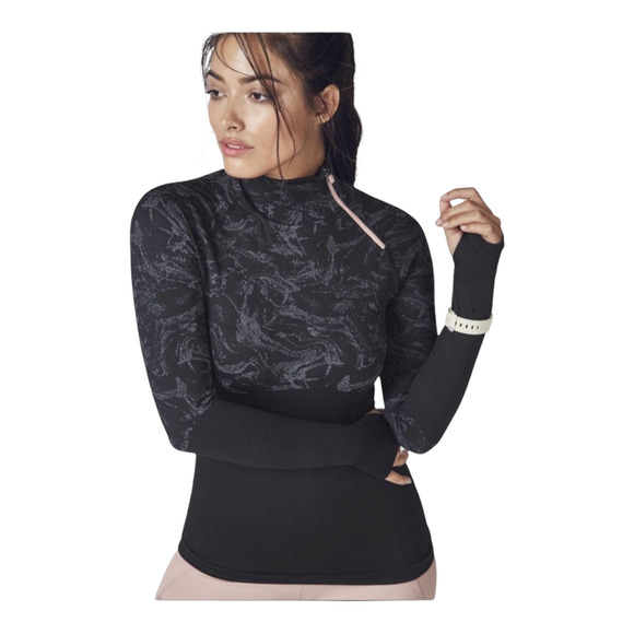Fabletics Amelie Seamless Long Sleeve Pullover - Picture 1 of 6